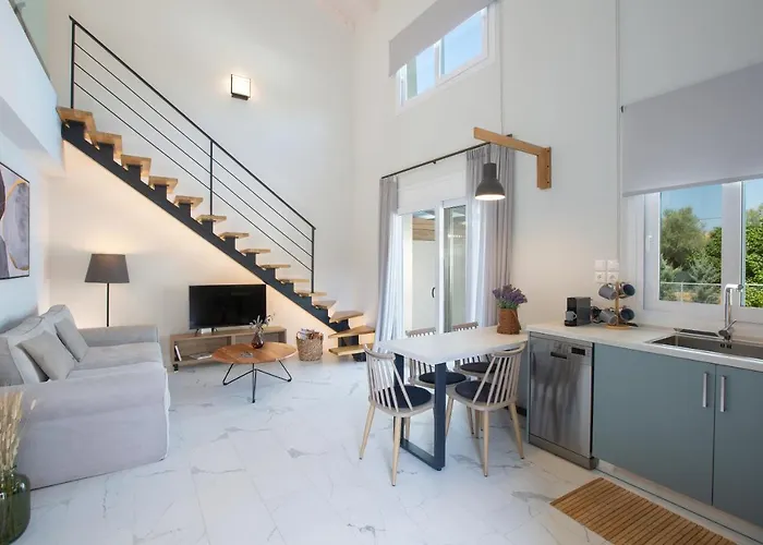 Villa Grappolo Lefkada - Vertzami Just 2 Km From Lefkada Town *